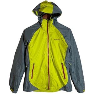 Columbia Hot Thought Jacket Omni-Heat Omni-Tech Yellow Gray Extra Small XS